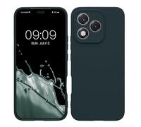 kwmobile Custodia Compatibile con HONOR 400 Lite Cover - Back Case per Smartphone in Silicone TPU - Protezione Gommata - ardesia scuro