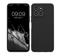 kwmobile Custodia Compatibile con Honor X8 5G / X6 / 70 Lite 5G Cover - Back Case per Smartphone in Silicone TPU - Protezione Gommata - nero matt