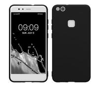 kwmobile Custodia Compatibile con Huawei P10 Lite Cover - Back Case per Smartphone in Silicone TPU - Protezione Gommata - nero matt