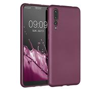 kwmobile Custodia Compatibile con Huawei P20 PRO Cover - Protezione Back Case Morbida - Silicone TPU Effetto Metallizzato Lavanda Metallizzato