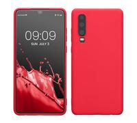 kwmobile Custodia Compatibile con Huawei P30 Cover - Back Case per Smartphone in Silicone TPU - Protezione Gommata - rosa shocking