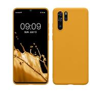 kwmobile Custodia Compatibile con Huawei P30 Pro Cover - Back Case per Smartphone in Silicone TPU - Protezione Gommata - miele
