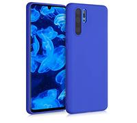 kwmobile Custodia Compatibile con Huawei P30 Pro Cover - Back Case per Smartphone in Silicone TPU - Protezione Gommata - blu baltico