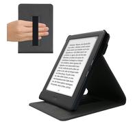 kwmobile Custodia Compatibile con Kobo GLO HD/Touch 2.0 - Cover Fascia e Leggìo Verticale - e-Reader Flip Case - Protezione Grigio