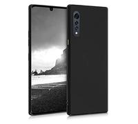 kwmobile Custodia Compatibile con LG Velvet Cover - Back Case per Smartphone in Silicone TPU - Protezione Gommata - nero matt