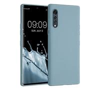 kwmobile Custodia Compatibile con LG Velvet Cover - Back Case per Smartphone in Silicone TPU - Protezione Gommata - artic night