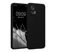 kwmobile Custodia Compatibile con Motorola Edge 30 Neo Cover - Back Case per Smartphone in Silicone TPU - Protezione Gommata - Nero