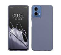 kwmobile Custodia Compatibile con Motorola Moto G34 5G Cover - Back Case per Smartphone in Silicone TPU - Protezione Gommata - lavanda opaco