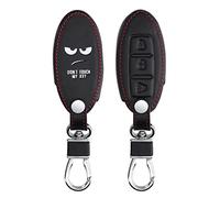 kwmobile Custodia Compatibile con Nissan con 3 tasti - Cover Chiavi Auto Protezione Copri Telecomando - Copri Chiave Copertura Don't touch my Key