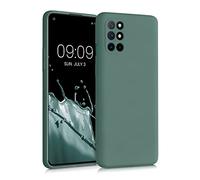 kwmobile Custodia Compatibile con OnePlus 8T Cover - Back Case per Smartphone in Silicone TPU - Protezione Gommata - verde militare