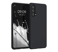 kwmobile Custodia Compatibile con OnePlus Nord CE 5G Cover - Back Case per Smartphone in Silicone TPU - Protezione Gommata - nero matt
