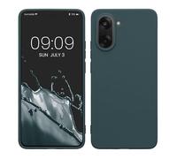 kwmobile Custodia Compatibile con OnePlus Nord CE5 Cover - Back Case per Smartphone in Silicone TPU - Protezione Gommata - ardesia scuro