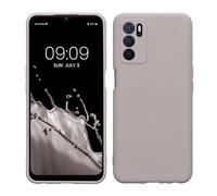 kwmobile Custodia Compatibile con Oppo A16 / A16s / A54s Cover - Back Case per Smartphone in Silicone TPU - Protezione Gommata - nuvola viola