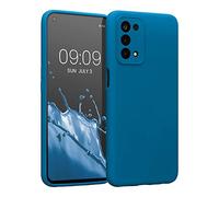 kwmobile Custodia Compatibile con Oppo A74 (5G) / A54 (5G) Cover - Back Case per Smartphone in Silicone TPU - Protezione Gommata - blu indaco