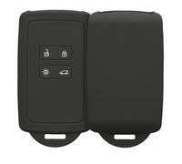 kwmobile Custodia Compatibile con Renault con 4 tasti Smart Key (solo Keyless Go) - Cover Chiavi Auto Protezione Copri Telecomando - Copri Chiave Copertura nero matt