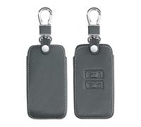kwmobile Custodia Compatibile con Renault con 4 tasti Smart Key (solo Keyless Go) - Cover Chiavi Auto Protezione Copri Telecomando - Copri Chiave Copertura antracite