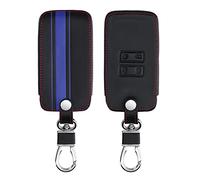 kwmobile Custodia Compatibile con Renault con 4 tasti Smart Key (solo Keyless Go) - Cover Chiavi Auto Protezione Copri Telecomando - Copri Chiave Copertura Strisce Rally