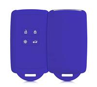 kwmobile Custodia Compatibile con Renault con 4 tasti Smart Key (solo Keyless Go) - Cover Chiavi Auto Protezione Copri Telecomando - Copri Chiave Copertura blu baltico
