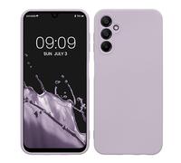 kwmobile Custodia Compatibile con Samsung Galaxy A14 5G Cover - Back Case per Smartphone in Silicone TPU - Protezione Gommata - lavanda