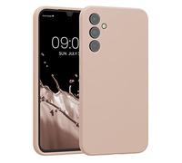 kwmobile Custodia Compatibile con Samsung Galaxy A34 5G Cover - Back Case per Smartphone in Silicone TPU - Protezione Gommata - Rosa Antico Matt