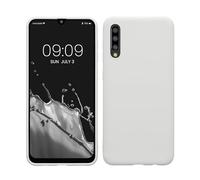 kwmobile Custodia Compatibile con Samsung Galaxy A50 Cover - Back Case per Smartphone in Silicone TPU - Protezione Gommata - bianco matt