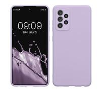 kwmobile Custodia Compatibile con Samsung Galaxy A52 / A52 5G / A52s 5G Cover - Back Case per Smartphone in Silicone TPU - Protezione Gommata - lavanda