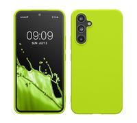 kwmobile Custodia Compatibile con Samsung Galaxy A54 5G Cover - Back Case per Smartphone in Silicone TPU - Protezione Gommata - giallo fluorescente