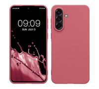kwmobile Custodia Compatibile con Samsung Galaxy A56 5G Cover - Back Case per Smartphone in Silicone TPU - Protezione Gommata - rosa scuro