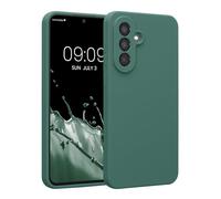 kwmobile Custodia Compatibile con Samsung Galaxy A56 5G Cover - Back Case per Smartphone in Silicone TPU - Protezione Gommata - Verde Militare