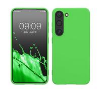 kwmobile Custodia Compatibile con Samsung Galaxy S23 Cover - Back Case per Smartphone in Silicone TPU - Protezione Gommata - verde lime