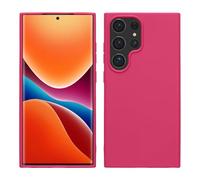 kwmobile Custodia Compatibile con Samsung Galaxy S24 Ultra Cover - Back Case per Caricatore Wireless - Antiurto e Flessibile in Silicone TPU - rosa shocking