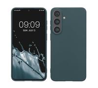 kwmobile Custodia Compatibile con Samsung Galaxy S26 FE Cover - Back Case per Smartphone in Silicone TPU - Protezione Gommata - ardesia scuro