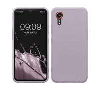 kwmobile Custodia Compatibile con Samsung Galaxy Xcover7 Cover - Back Case per Smartphone in Silicone TPU - Protezione Gommata - lavanda