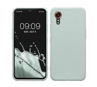 kwmobile Custodia Compatibile con Samsung Galaxy Xcover7 Cover - Back Case per Smartphone in Silicone TPU - Protezione Gommata - menta freddo