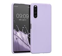 kwmobile Custodia Compatibile con Sony Xperia 10 IV Cover - Back Case per Smartphone in Silicone TPU - Protezione Gommata - lavanda