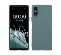 kwmobile Custodia Compatibile con Sony Xperia 10 VI Cover - Back Case per Smartphone in Silicone TPU - Protezione Gommata - artic night