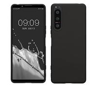 kwmobile Custodia Compatibile con Sony Xperia 5 IV Cover - Back Case per Smartphone in Silicone TPU - Protezione Gommata - nero