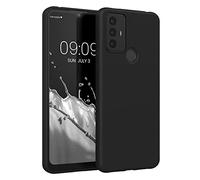 kwmobile Custodia Compatibile con TCL 30 E / 30 SE Cover - Back Case per Smartphone in Silicone TPU - Protezione Gommata - nero matt