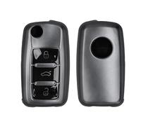 kwmobile Custodia Compatibile con VW Skoda Seat con 3 Tasti - Cover Chiavi Auto Protezione Copri Telecomando - Copertina Chiave - Copertura Gommata Silicone TPU
