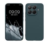 kwmobile Custodia Compatibile con Xiaomi 15T Pro Cover - Back Case per Smartphone in Silicone TPU - Protezione Gommata - ardesia scuro