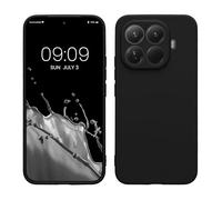 kwmobile Custodia Compatibile con Xiaomi 15T Pro Cover - Back Case per Smartphone in Silicone TPU - Protezione Gommata - nero matt