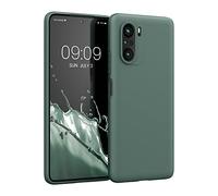 kwmobile Custodia Compatibile con Xiaomi Mi 11i / Poco F3 Cover - Back Case per Smartphone in Silicone TPU - Protezione Gommata - verde blu