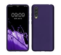 kwmobile Custodia Compatibile con Xiaomi Mi 9 Lite Cover - Back Case Morbida - Protezione in Silicone TPU Effetto Metallizzato lilla metallizzato