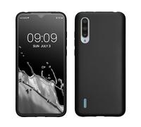 kwmobile Custodia Compatibile con Xiaomi Mi 9 Lite Cover - Back Case Morbida - Protezione in Silicone TPU Effetto Metallizzato grigio metallizzato