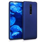 kwmobile Custodia Compatibile con Xiaomi Mi 9T (Pro) / Redmi K20 (Pro) Cover - Back Case Morbida - Protezione in Silicone TPU Effetto Metallizzato blu metallizzato