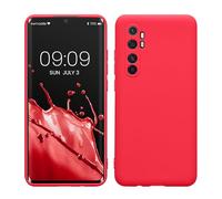kwmobile Custodia Compatibile con Xiaomi Mi Note 10 Lite Cover - Back Case per Smartphone in Silicone TPU - Protezione Gommata - rosa shocking