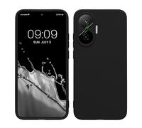 kwmobile Custodia Compatibile con Xiaomi Poco F7 Cover - Back Case per Smartphone in Silicone TPU - Protezione Gommata - nero matt