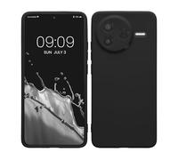 kwmobile Custodia Compatibile con Xiaomi Poco F7 Pro Cover - Back Case per Smartphone in Silicone TPU - Protezione Gommata - nero matt