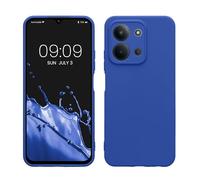 kwmobile Custodia Compatibile con Xiaomi Redmi 15C / Poco C85 Cover - Back Case per Smartphone in Silicone TPU - Protezione Gommata - blu baltico