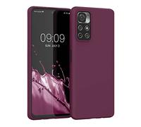 kwmobile Custodia Compatibile con Xiaomi Redmi Note 11S 5G / Poco M4 Pro 5G Cover - Back Case per Smartphone in Silicone TPU - Protezione Gommata - viola bordeaux